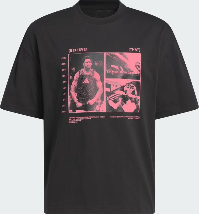 Adidas Anthony Edwards T-shirt - Foto 4