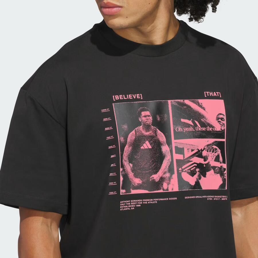 Adidas Anthony Edwards T-shirt - Foto 2