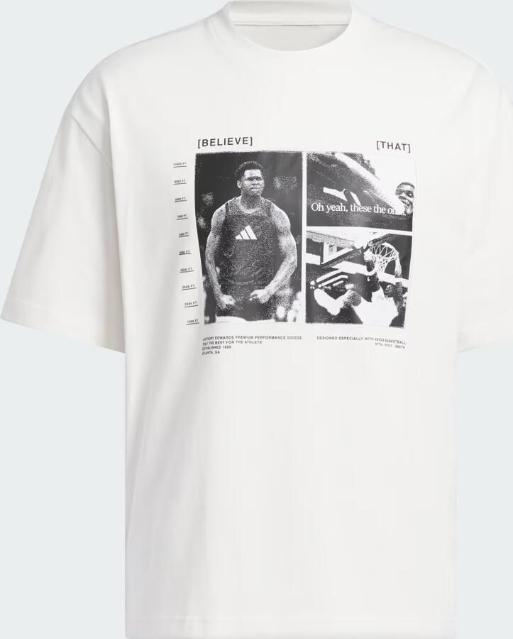 Adidas Anthony Edwards T-shirt - Foto 4