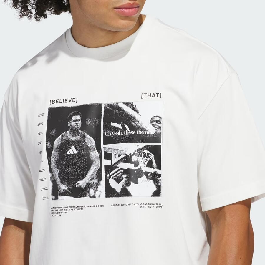 Adidas Anthony Edwards T-shirt - Foto 2
