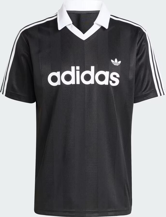 Adidas Originals Archive Collar Jersey Zwart- Heren Zwart - Foto 4
