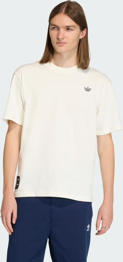 Adidas Originals T-shirt met rugprint van puur katoen