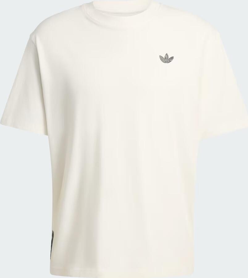 Adidas Originals T-shirt met rugprint van puur katoen - Foto 3