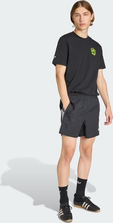 Adidas Originals Retro Football Graphic T-Shirt Zwart- Heren Zwart - Foto 6