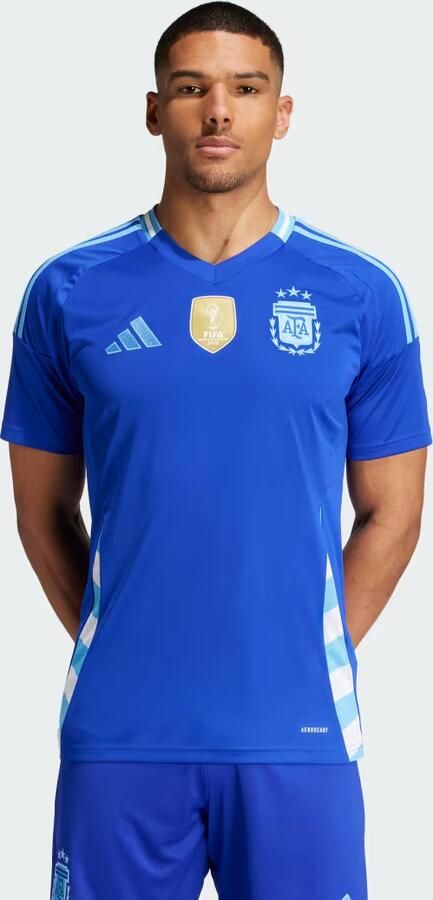 Adidas Argentina 2024 Away Shirt Lucid Blue Blue Burst- Heren Lucid Blue Blue Burst - Foto 5