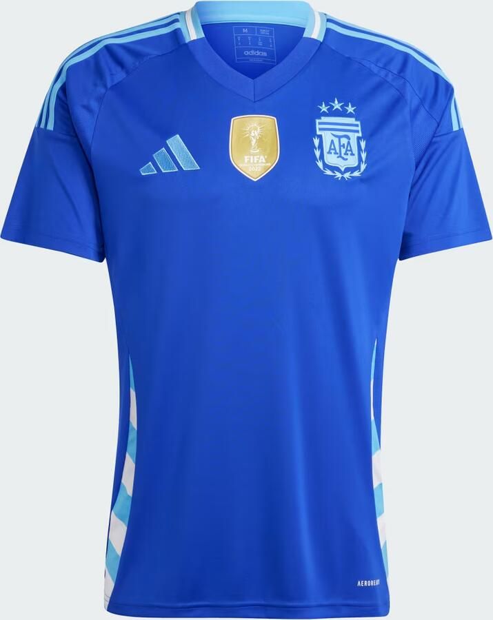 Adidas Argentina 2024 Away Shirt Lucid Blue Blue Burst- Heren Lucid Blue Blue Burst - Foto 2