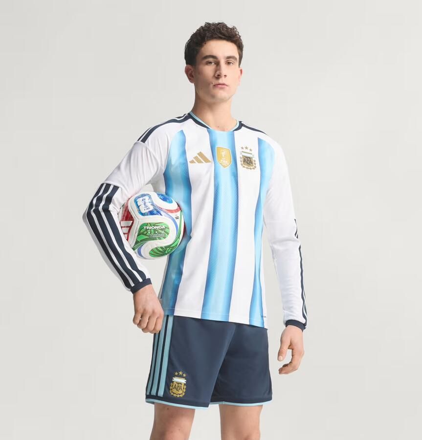 Adidas Argentinië 26 Authentiek Thuisshirt met Lange Mouwen