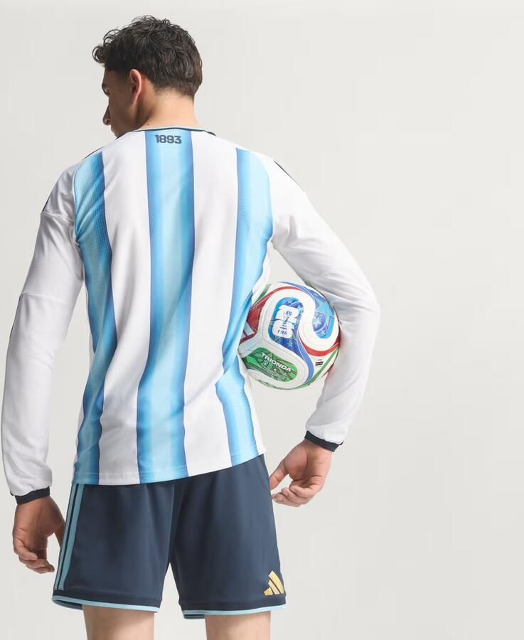 Adidas Argentinië 26 Authentiek Thuisshirt met Lange Mouwen - Foto 6
