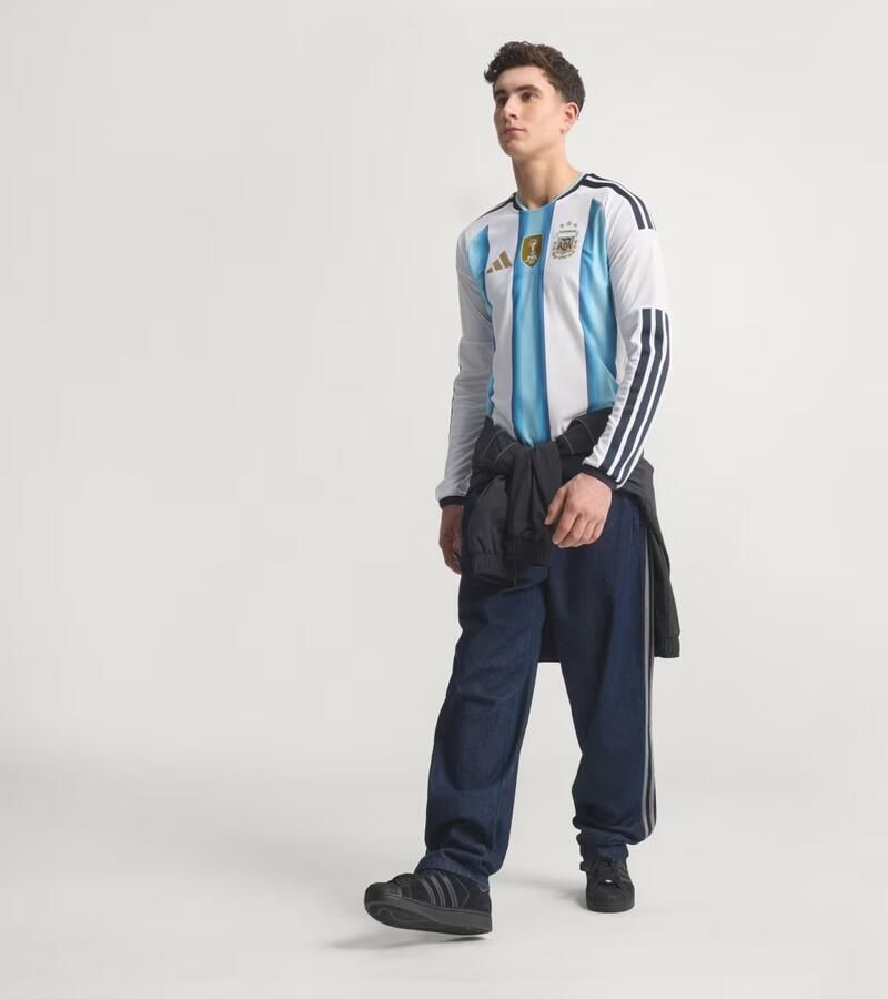 Adidas Argentinië 26 Authentiek Thuisshirt met Lange Mouwen - Foto 5