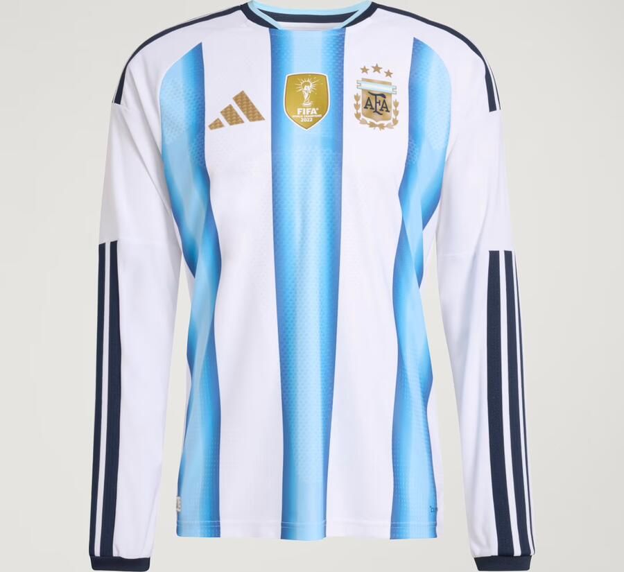 Adidas Argentinië 26 Authentiek Thuisshirt met Lange Mouwen - Foto 3