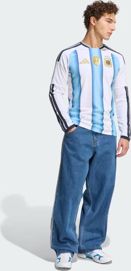 Adidas Argentinië 26 Thuisshirt met Lange Mouwen - Foto 6