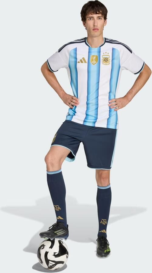 Adidas Argentina 2026 Home Shorts Blauw- Heren Blauw - Foto 7