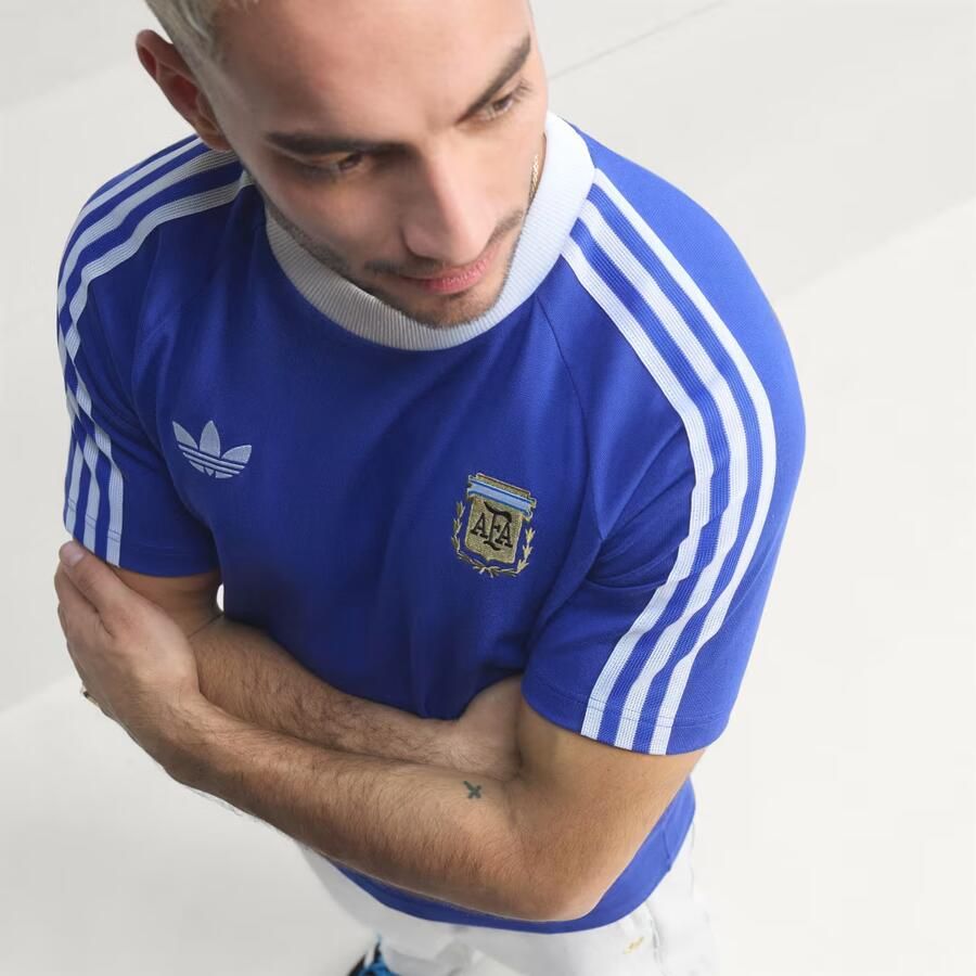 Adidas Originals Argentina OG T-Shirt Blauw- Heren Blauw - Foto 5