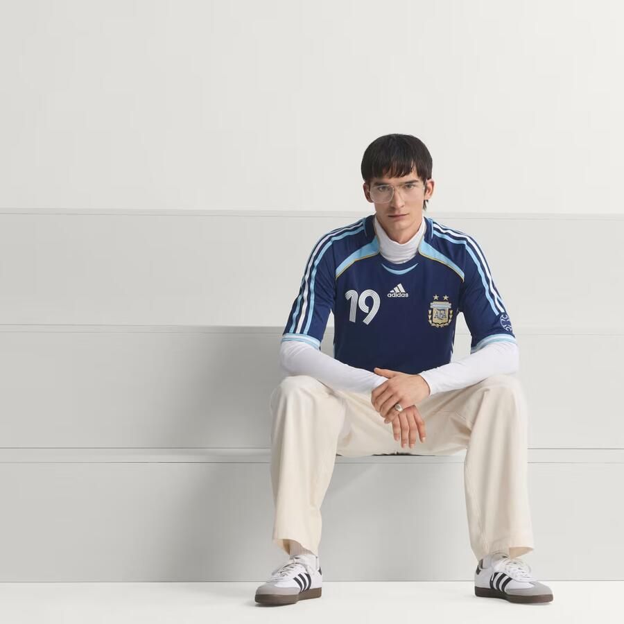 Adidas Argentina Away Messi Jersey 2006 Blauw- Blauw - Foto 4