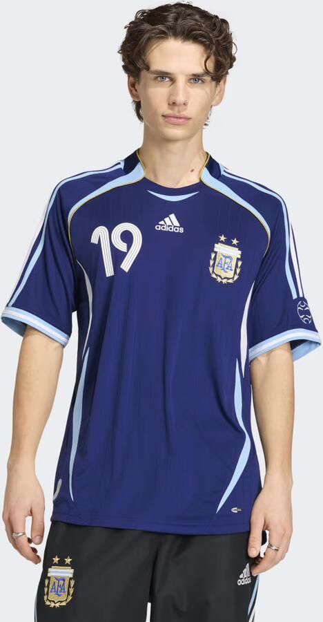 Adidas Argentina Away Messi Jersey 2006 Blauw- Blauw
