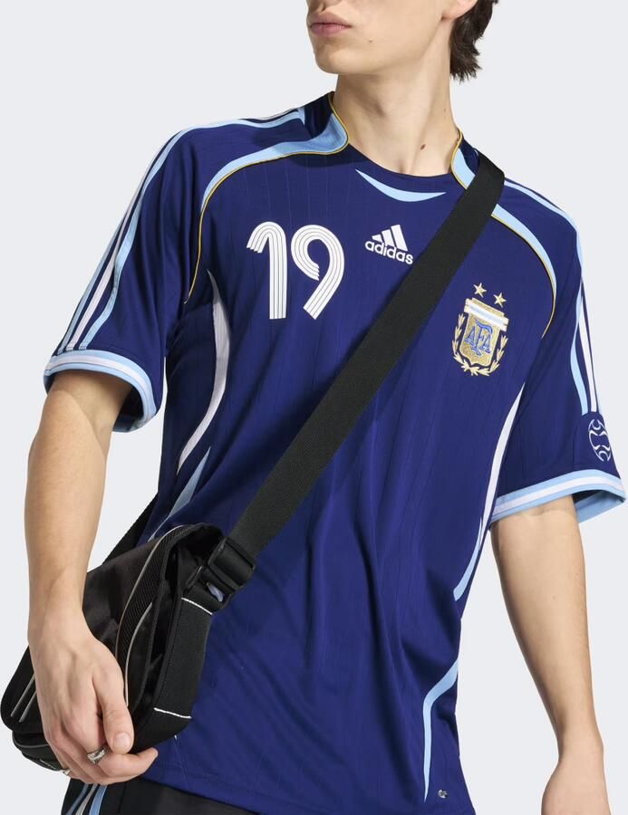 Adidas Argentina Away Messi Jersey 2006 Blauw- Blauw - Foto 3