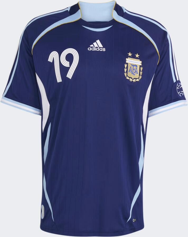 Adidas Argentina Away Messi Jersey 2006 Blauw- Blauw - Foto 2
