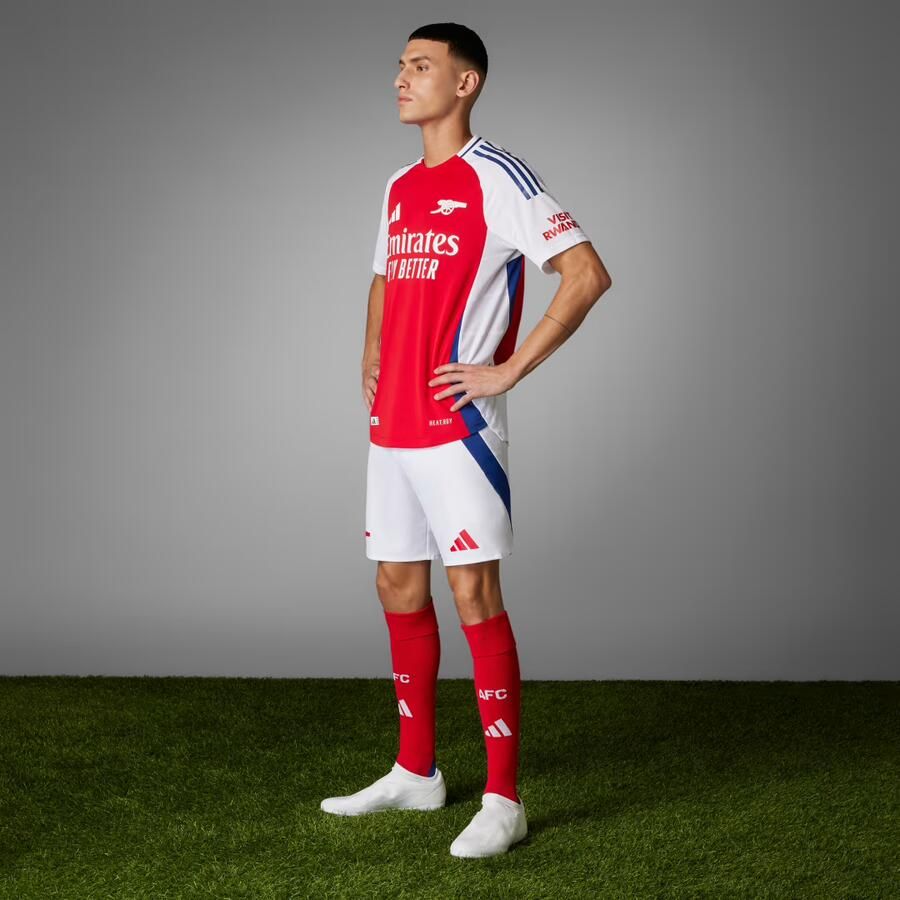 Adidas Arsenal FC 2024 25 Match Home Shirt Better Scarlet White- Heren Better Scarlet White