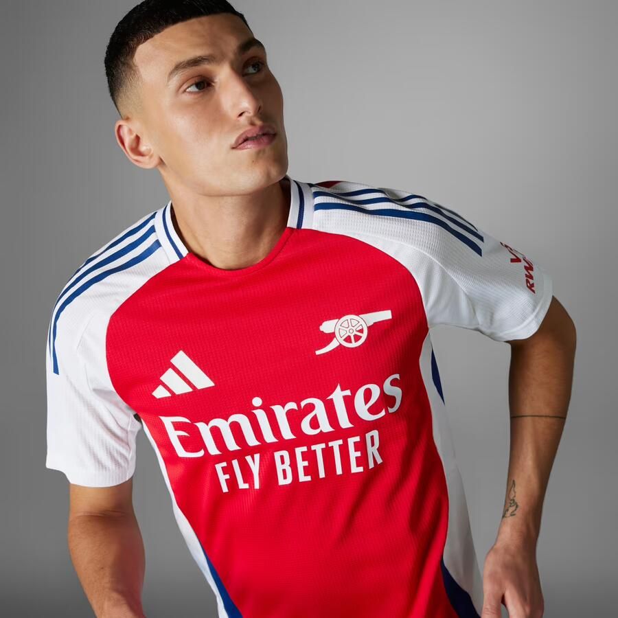 Adidas Arsenal FC 2024 25 Match Home Shirt Better Scarlet White- Heren Better Scarlet White - Foto 2