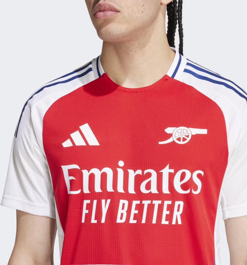 Adidas Arsenal FC 2024 25 Match Home Shirt Better Scarlet White- Heren Better Scarlet White - Foto 2