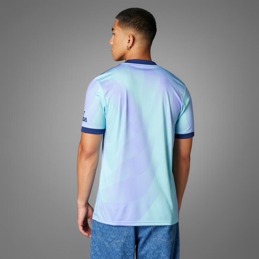 Adidas Originals Arsenal FC 2024 25 Third Shirt Clear Aqua Light Flash Purple- Heren Clear Aqua Light Flash Purple