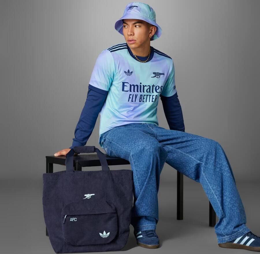 Adidas Originals Arsenal FC 2024 25 Third Shirt Clear Aqua Light Flash Purple- Heren Clear Aqua Light Flash Purple - Foto 5