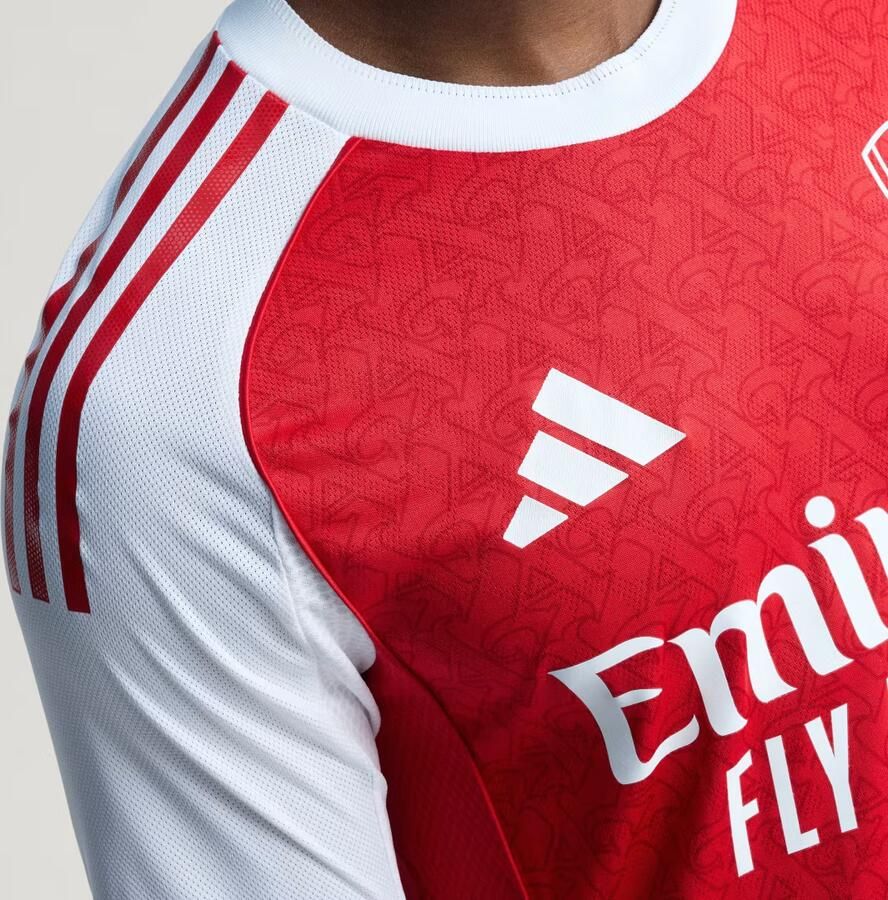 Adidas T-shirt Korte Mouw Maillot Domicile Authentique Arsenal 2025 26 - Foto 4