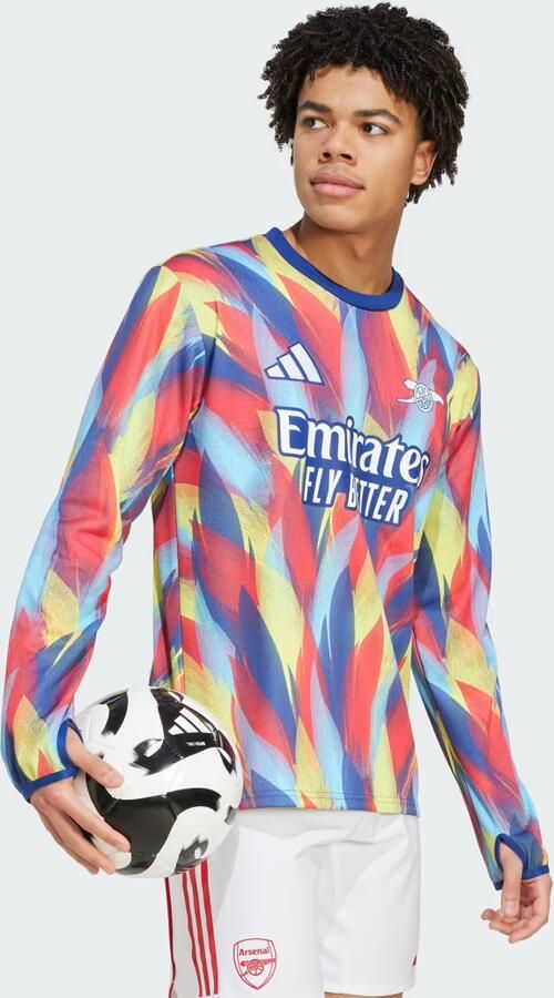 Adidas Arsenal 25 26 Pre-Match Warm Shirt - Foto 4