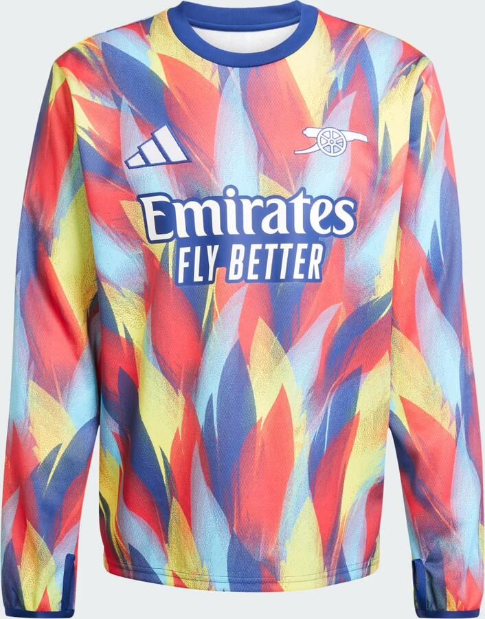 Adidas Arsenal 25 26 Pre-Match Warm Shirt - Foto 3