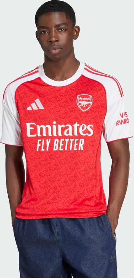 Adidas Arsenal FC 2025 26 Home Shirt Rood- Heren Rood - Foto 6
