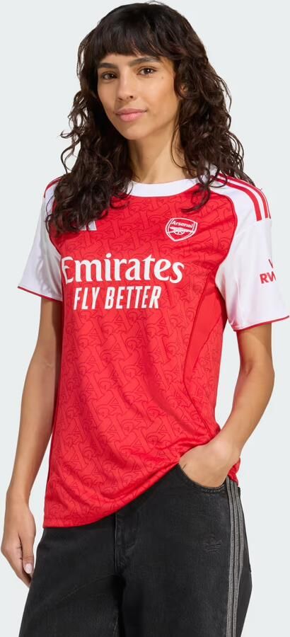 Adidas Arsenal FC 2025 26 Home Shirt Dames Rood- Dames Rood - Foto 6