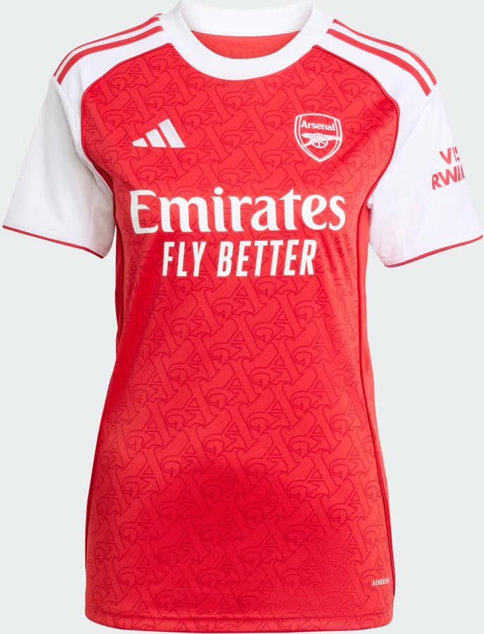 Adidas Arsenal FC 2025 26 Home Shirt Dames Rood- Dames Rood - Foto 3
