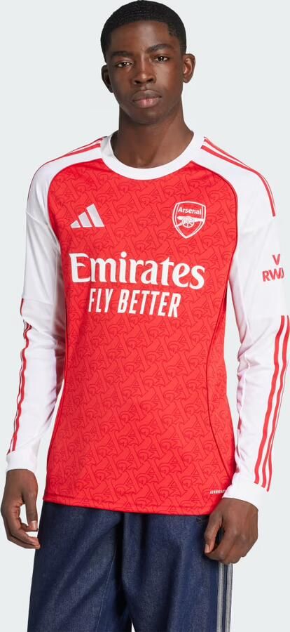 Adidas Arsenal 25 26 Thuisshirt met Lange Mouwen