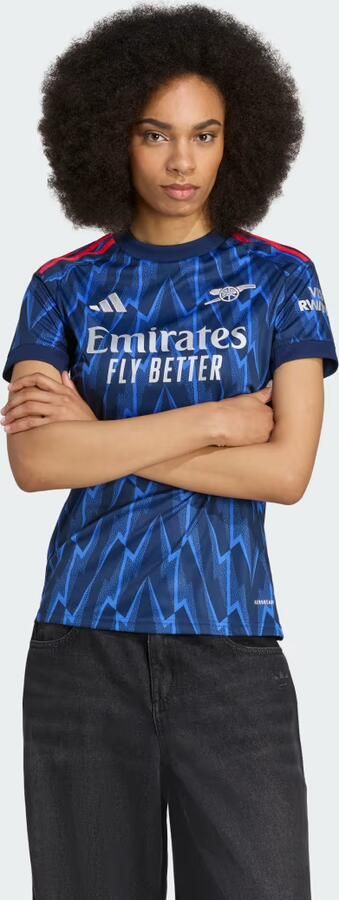 Adidas Arsenal FC 2025 26 Away Shirt Dames Blauw- Dames Blauw - Foto 6