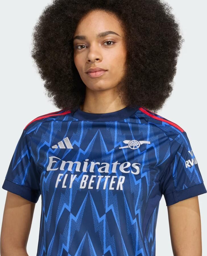 Adidas Arsenal FC 2025 26 Away Shirt Dames Blauw- Dames Blauw