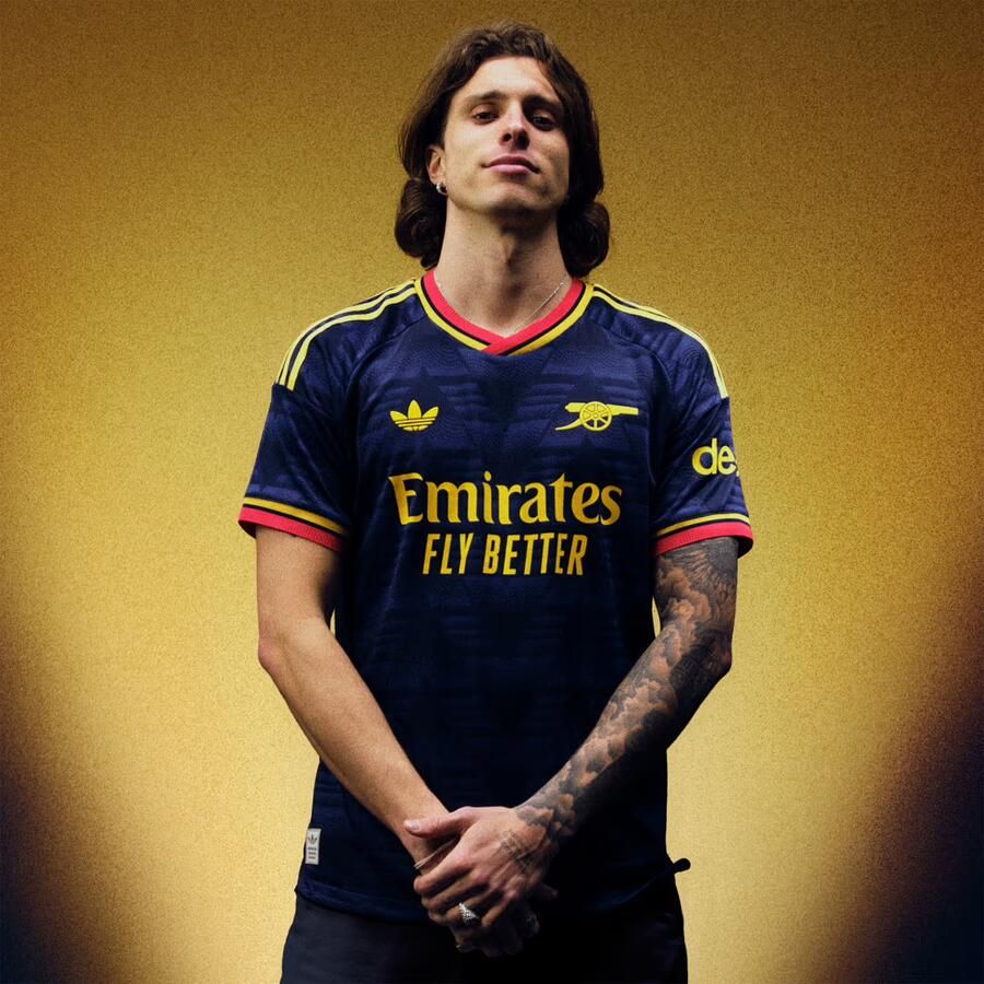 Adidas Arsenal Fc 26 27 Authentiek Uitshirt Blauw- Heren Blauw