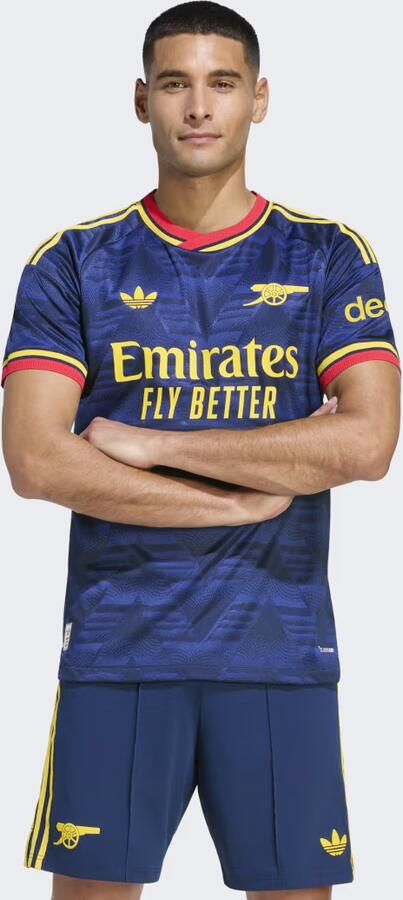 Adidas Arsenal Fc 26 27 Authentiek Uitshirt Blauw- Heren Blauw