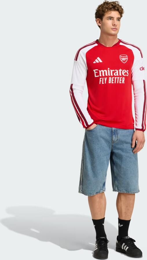Adidas Arsenal 2026 27 Long Sleeve Home Shirt Rood- Heren Rood - Foto 4