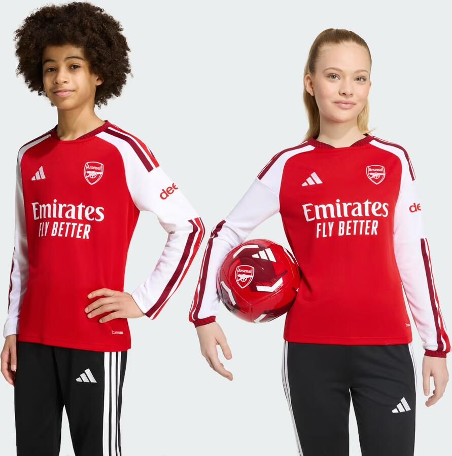 Adidas Arsenal FC 26 27 Thuisshirt met Lange Mouwen Kids