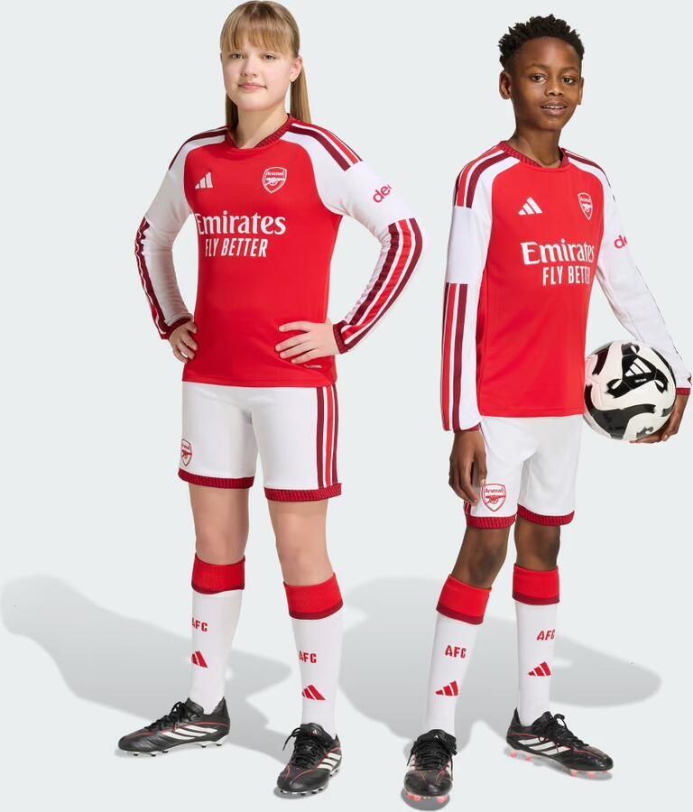 Adidas Arsenal FC 2026 27 Home Shorts Junior Wit Kind Wit