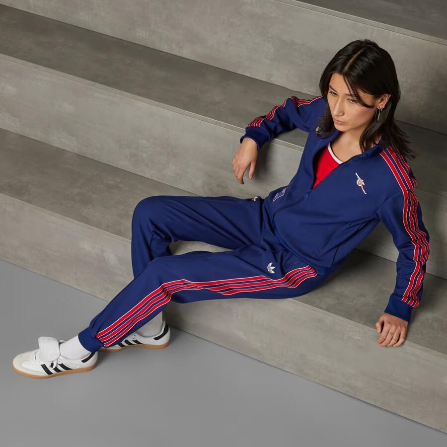 Adidas Arsenal Terrace Icons Sportjack Blauw- Dames Blauw - Foto 4