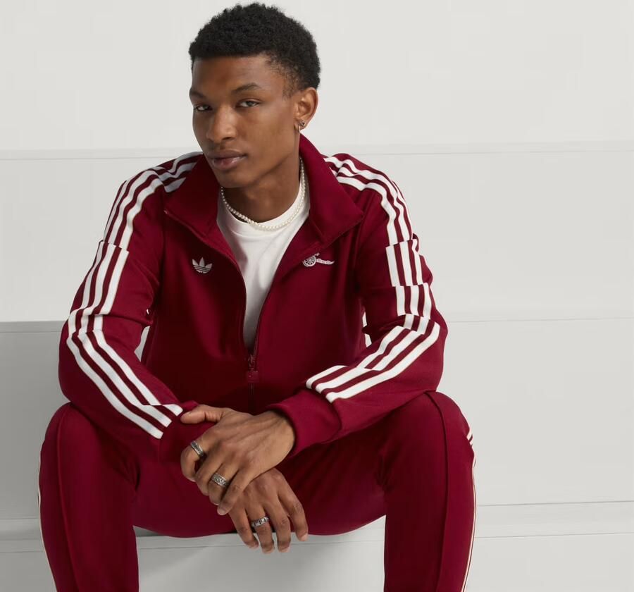 Adidas Originals Arsenal FC Icons Track Top Roze- Heren Roze - Foto 4