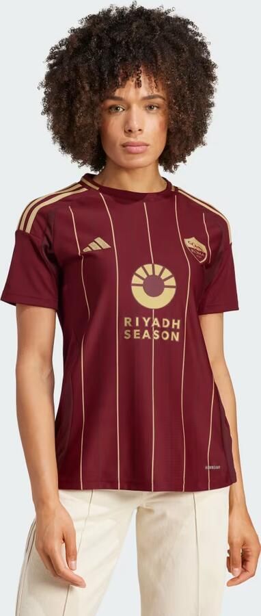 Adidas AS Roma 2024 25 Home Shirt Dames Red- Dames Red - Foto 6