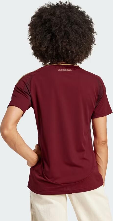 Adidas AS Roma 2024 25 Home Shirt Dames Red- Dames Red - Foto 4