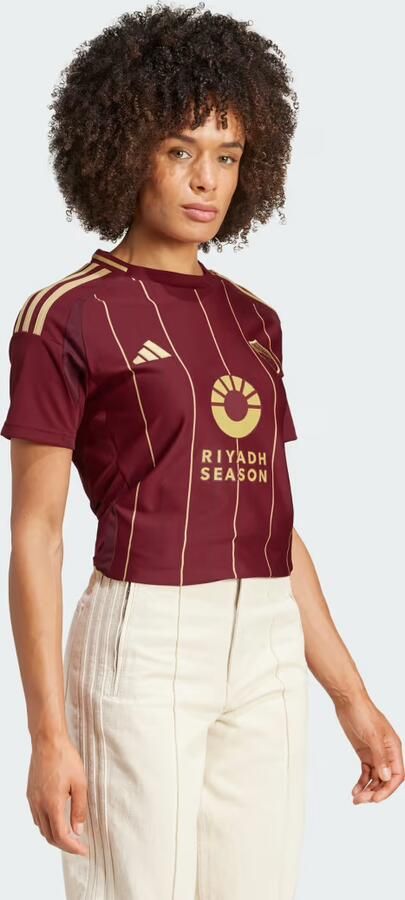 Adidas AS Roma 2024 25 Home Shirt Dames Red- Dames Red - Foto 5