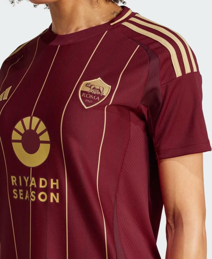 Adidas AS Roma 2024 25 Home Shirt Dames Red- Dames Red