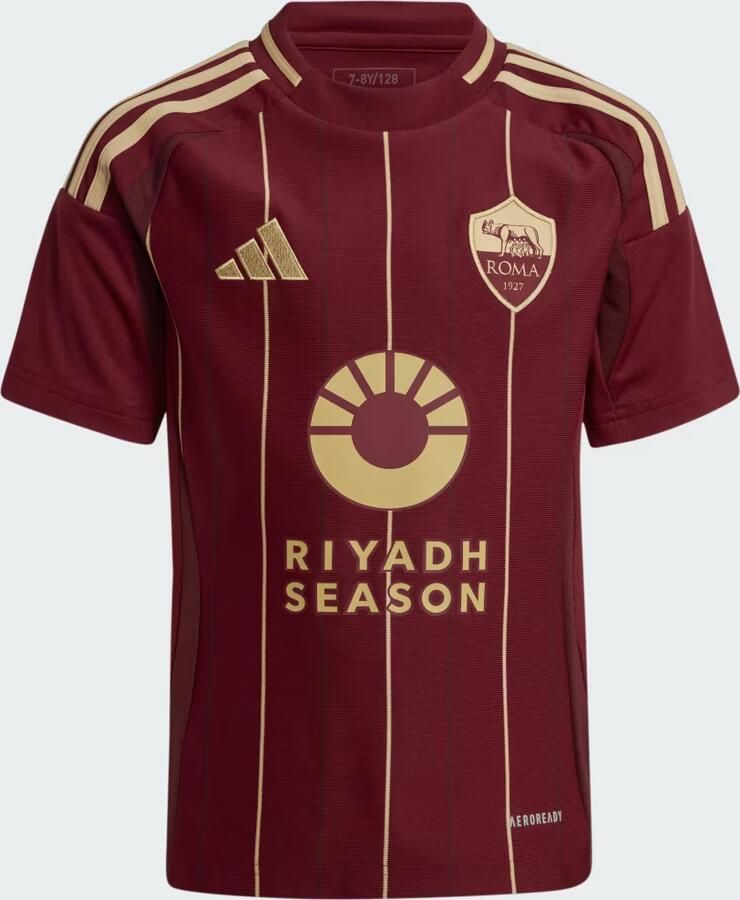 Adidas AS Roma 24 25 Thuisshirt Kids