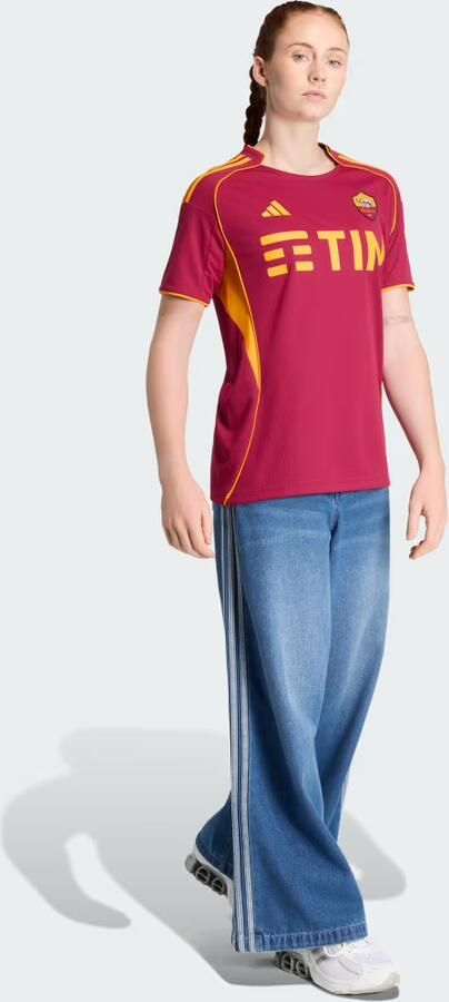 Adidas AS Roma 2025 26 Home Shirt Dames Burgundy- Dames Burgundy - Foto 5