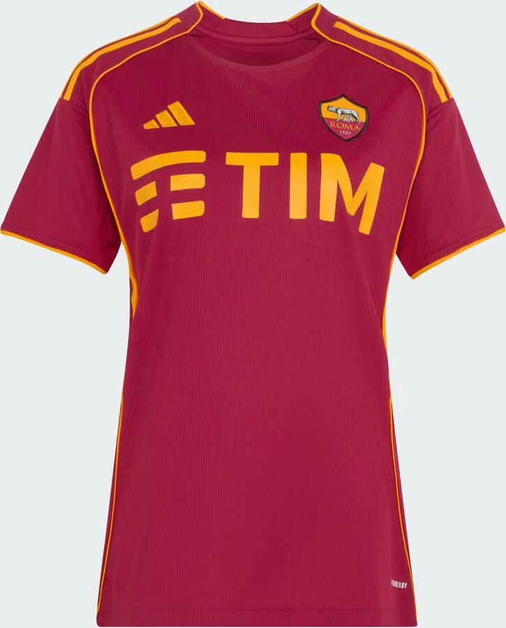 Adidas AS Roma 2025 26 Home Shirt Dames Burgundy- Dames Burgundy - Foto 3