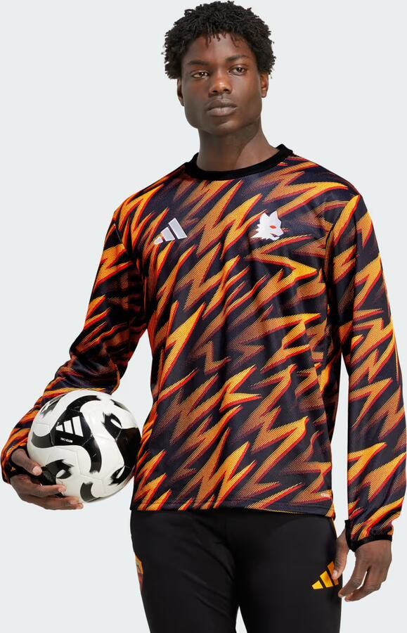 Adidas AS Roma 25 26 Pre-Match Warme Longsleeve